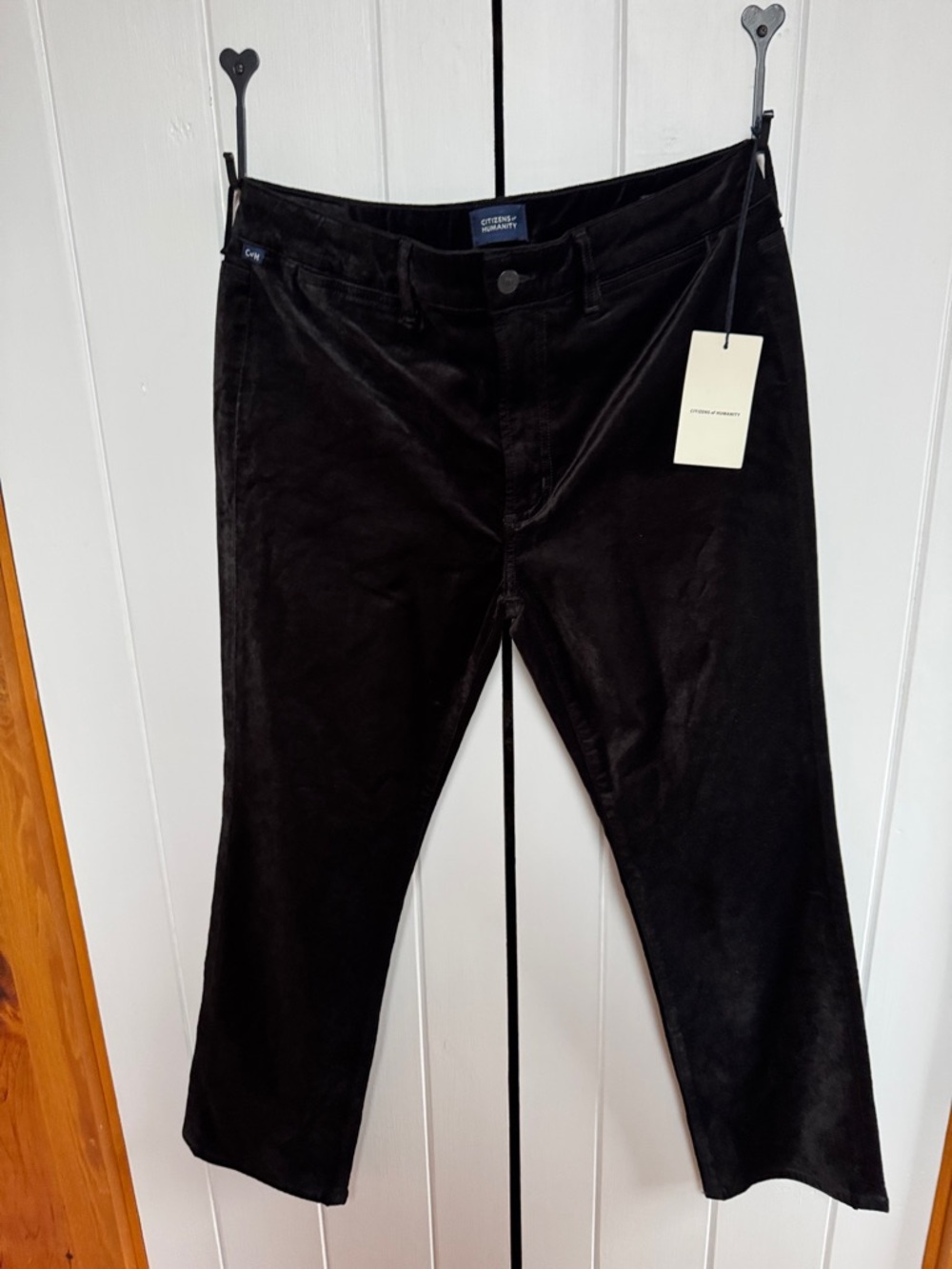 Citizens of Humanity - Black Velvet Trousers NWT